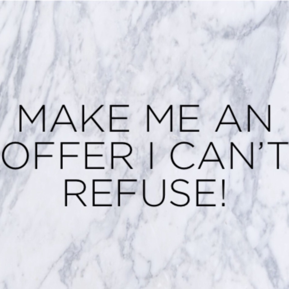 Accepting all reasonable offers!